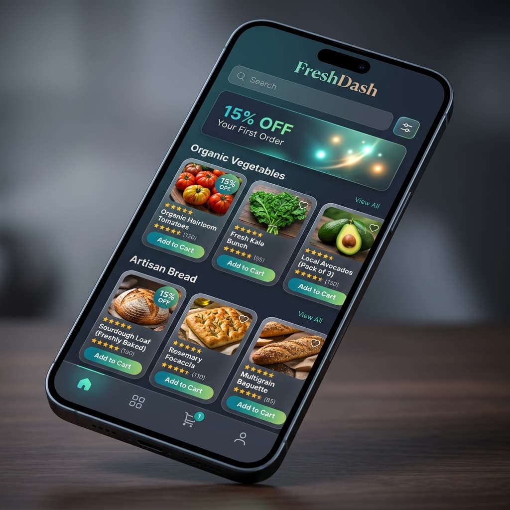 Global Delivery App UI
